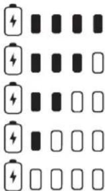 BLACK & DECKER BCD701 - State of charge indicator (Fig. D) - 1