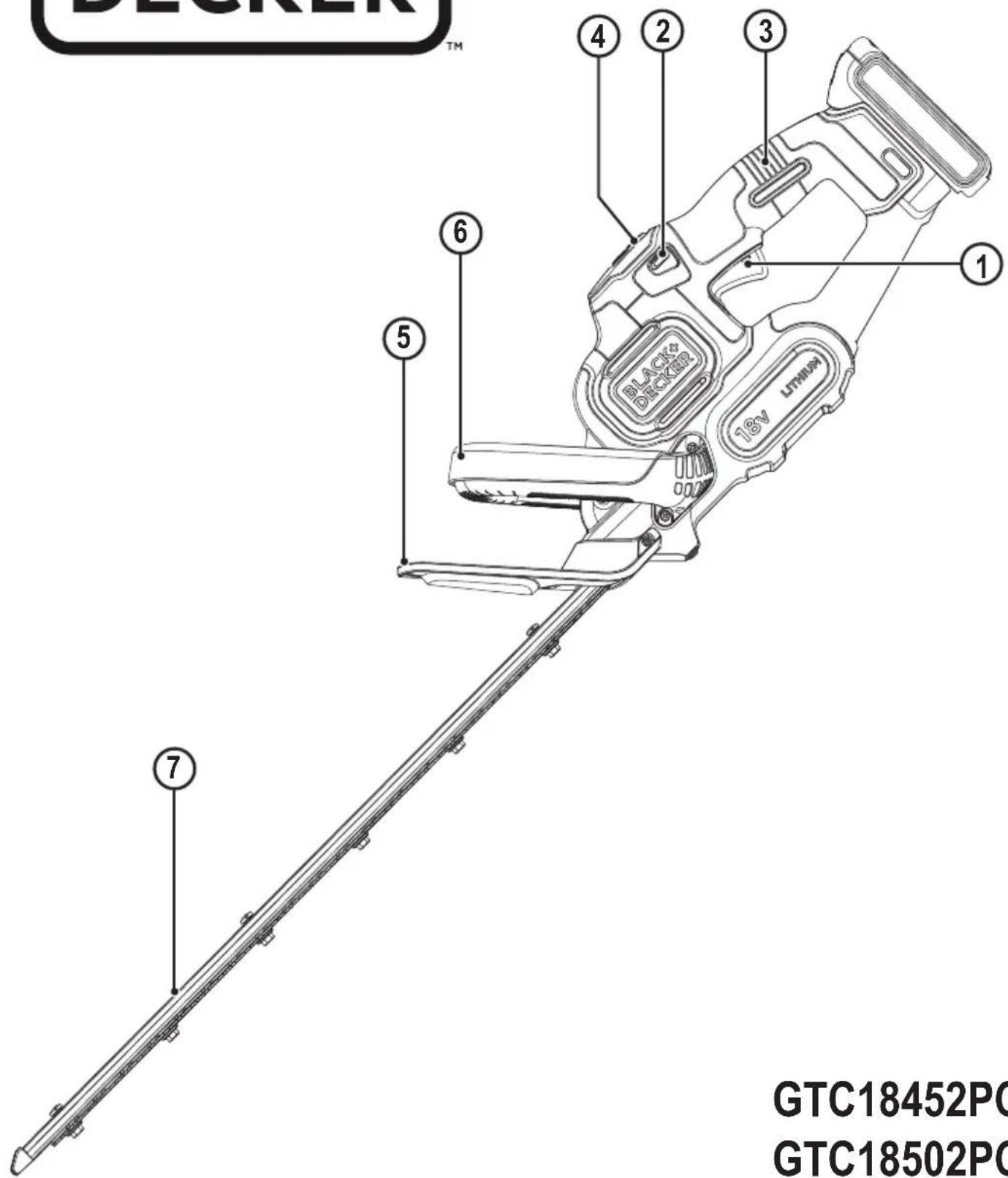 BLACK & DECKER GTC18505PC - 1