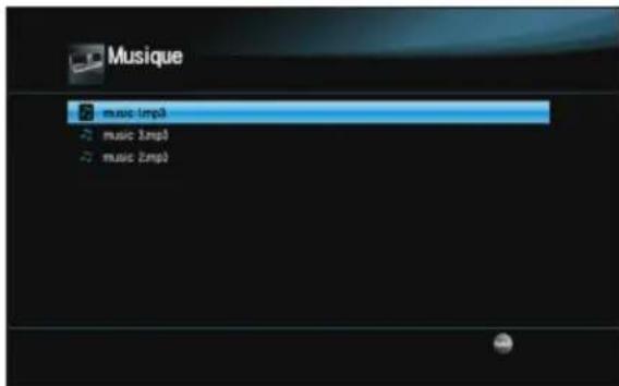 ASUS O!Play Media Pro - Pour lancer la lecture d'un fichier audio : - 2