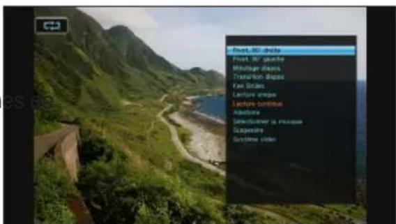 ASUS O!Play Media Pro - Pour configurer les paramètres de diaporama : - 1