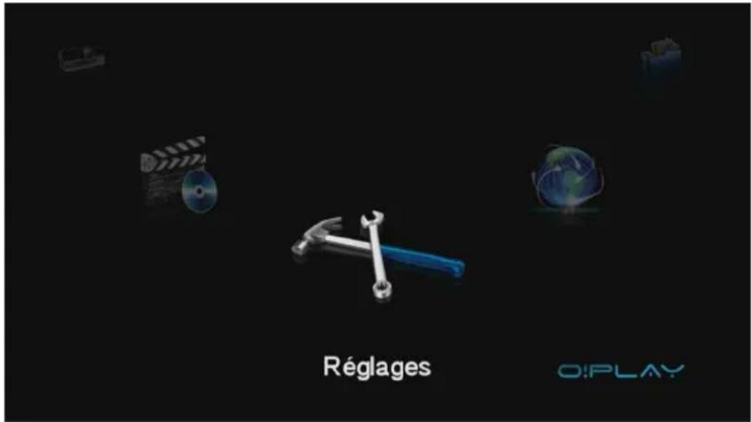ASUS O!Play Media Pro - Menu principal - 1
