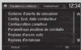 Honda CRV (2021) - Initialisation du système d'alerte de crevaison - 5