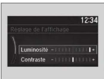 Honda CRV (2021) - ■ Modification de la luminosité de l'écran - 1