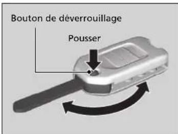 Honda CRV (2021) - Clé rétractable* - 1