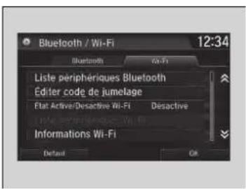 Honda CRV (2021) - Mode Wi-Fi (réglage pour la première fois) - 1