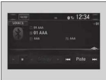 Honda CRV (2021) - Pour dire des fichiers audio Bluetooth® - 1