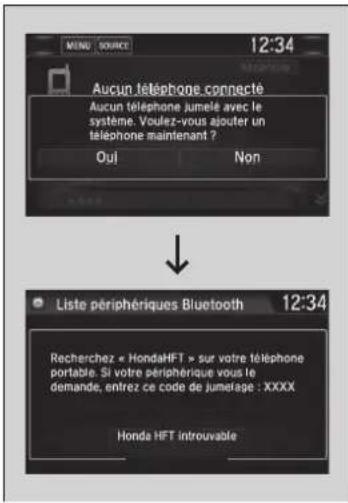 Honda CRV (2021) - Réglage du téléphone - 1