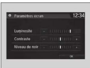 Honda CRV (2021) - Modification de la luminosité de l'écran - 1
