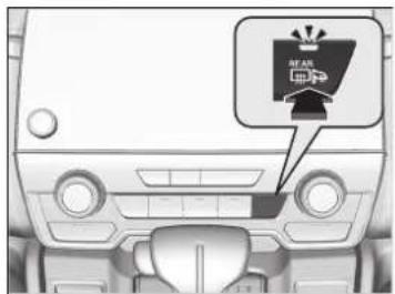 Honda CRV (2021) - Touché de désembueur arrêté/retroviseur chauffant - 1