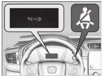 Honda CRV (2021) - Dispositif de rappel de ceinture de sécurité - 1