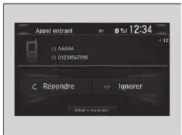Honda CRV (2021) - Recevoir un appel - 1