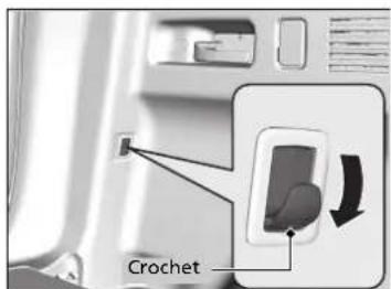 Honda CRV (2021) - Crochets à bagages* - 1