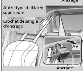 Honda CRV (2021) - Protection accrue grâce à une sangle supérieure - 3