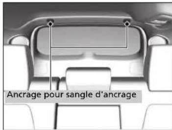 Honda CRV (2021) - Protection accrue grâce à une sangle supérieure - 1
