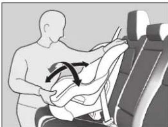 Honda CRV (2021) - Installation d'un système de retenue pour infant avec une ceinture de sécurité ventrale/thoracique - 1