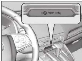 Honda CRV (2021) - Témoin de désactivation d'airbag avant côte passager - 1