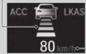 Honda CRV (2021) - Pour régler la vitesse du vehicule - 2