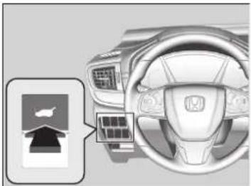 Honda CRV (2021) - Utilisation du bouton du hayon électrique - 1