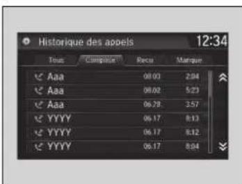 Honda CRV (2021) - Pour passer un appel en utilisant un numero de téléphone - 1
