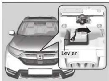 Honda CRV (2021) - Ouverture du capot - 2
