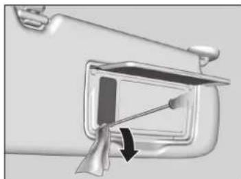 Honda CRV (2021) - Ampoules de miroirs de courtoisie\* - 1