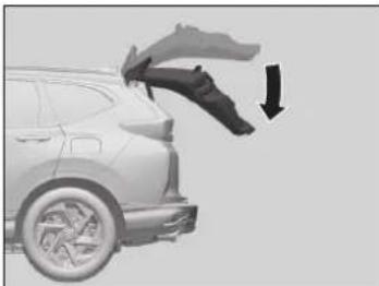 Honda CRV (2021) - Programmation de la position du hayon - 1