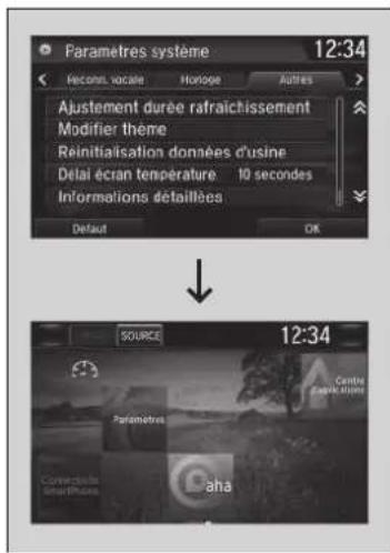 Honda CRV (2021) - Modification de l'interface de I'écran - 1