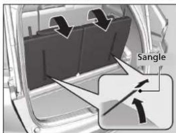 Honda CRV (2021) - Pour remettre le siege dans sa position d'origine - 1