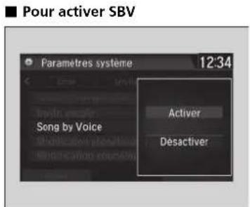Honda CRV (2021) - Selection d'un mode de lecture - 1