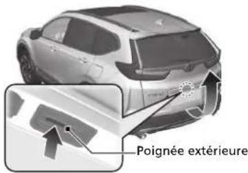 Honda CRV (2021) - Modèle avec hayon électrique - 1