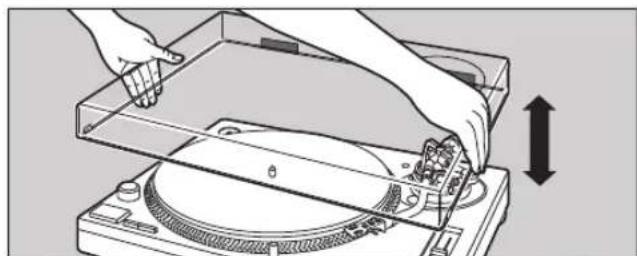 TECHNICS EAHT700 - Fit the dust cover - 1