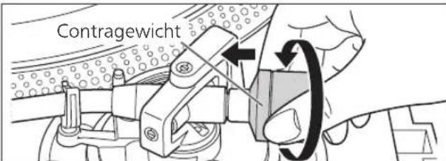 TECHNICS EAHT700 - Bevestig het contragewicht op hetijkenste deel van de toonarm. - 1