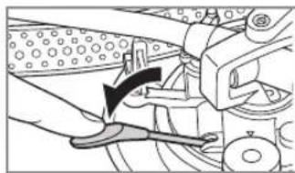 TECHNICS EAHT700 - Sank tonarmsspaken langsamt. Tonarmen sanks langsamt ner. - 1