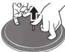 TECHNICS EAHT700 - Pour enlever la platine - 1