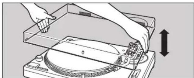 TECHNICS EAHT700 - Montare il coperchio antipolvere - 1