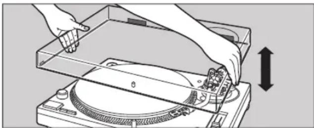 TECHNICS EAHT700 - Aufsetzen der Staubschutzhaube - 1