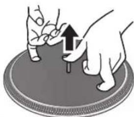 TECHNICS EAHT700 - Levylautasen irrottaminen - 1