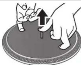TECHNICS EAHT700 - Para retirar el Plato giratorio - 1