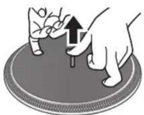 TECHNICS EAHT700 - Abnehmen des Plattentellers - 1