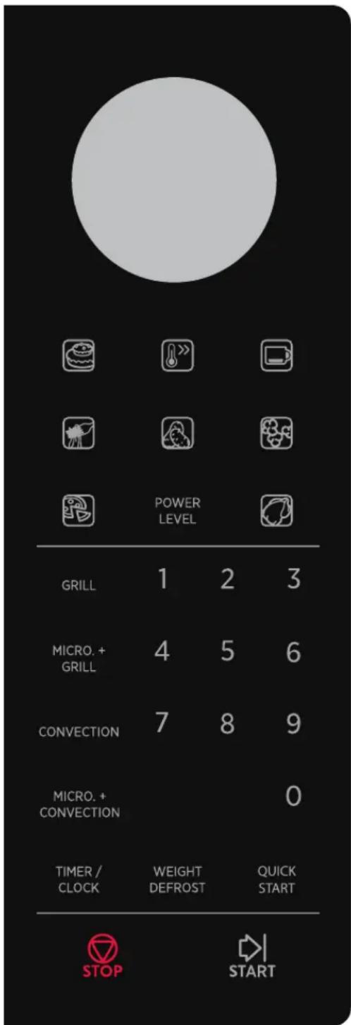 HOOVER HMC25STB - CONTROL PANEL - 1