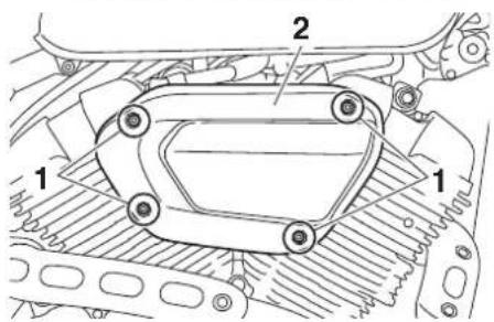 YAMAHA XVS950 (2015) - Remplacement de l'élément du filtre à air - 1