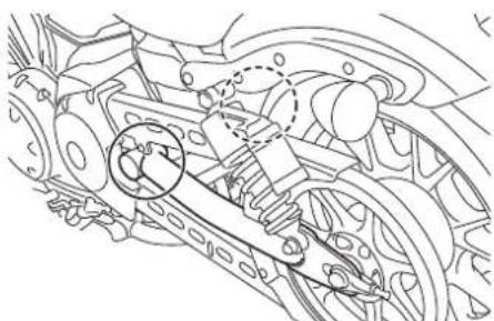 YAMAHA XVS950 (2015) - Contrôle et lubrification des le- viers de frein et d'embrayage - 3