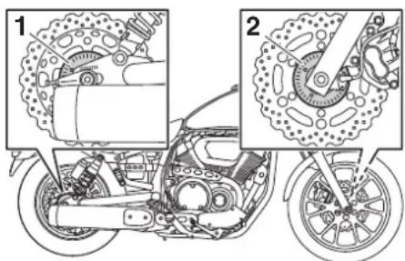 YAMAHA XVS950 (2015) - ATTENTION - 1