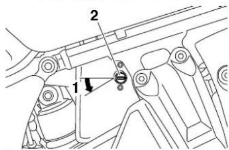 YAMAHA XT1200ZE (2015) - Dépose de la selle du pilote - 1