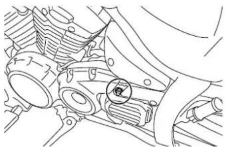 YAMAHA XVS1300CU (2014) - Lubrification des pivots du bras oscillant - 1