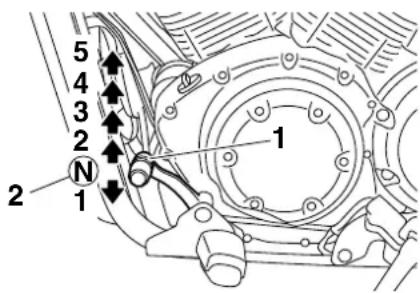 YAMAHA XVS1300CU (2014) - ATTENTION - 1