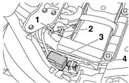 YAMAHA XVS1300CU (2014) - Remplacement des fusibles - 1