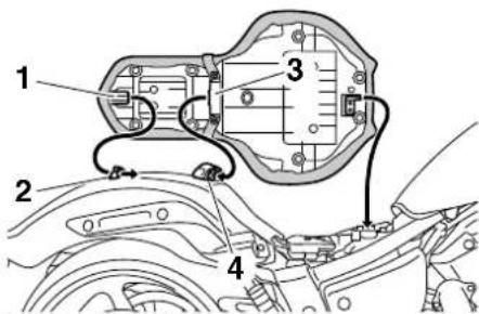 YAMAHA XVS1300CU (2014) - COMMANDES ET INSTRUMENTS - 1