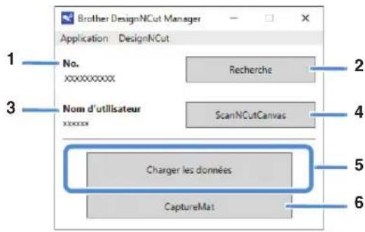 BROTHER DC200 - ■Fenêtre principale - 1