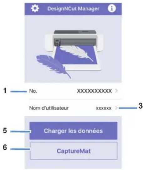BROTHER DC200 - ■Fenêtre principale - 4